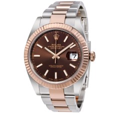 Rolex Datejust 41 Chocolate Dial Swiss ETA 3235 Movement Super Clone Watch | Ref. M126331-0002 Rolex Datejust 41 Chocolate Dial Swiss ETA 3235 Movement Super Clone Watch | Ref. M126331-0002