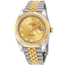 Rolex Datejust Yellow Gold Diamond Dial Swiss ETA 1:1 Super Clone Watch India | Ref.126333 Rolex Datejust Yellow Gold Diamond Dial Swiss ETA 1:1 Super Clone Watch India | Ref.126333