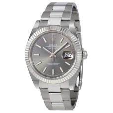 Rolex Datejust Grey Luminous Dial Oyster Bracelet Swiss ETA 1:1 Super Clone Watch | Ref.126334-0013 Rolex Datejust Grey Luminous Dial Oyster Bracelet Swiss ETA 1:1 Super Clone Watch | Ref.126334-0013