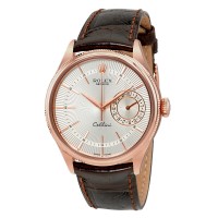Rolex Cellini Silver Dial Everose Gold Swiss ETA 1:1 Super Clone Watch | Ref. M50515-0008