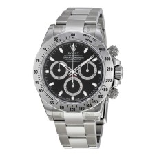 Rolex Daytona Cosmograph Black Dial Stainless Steel 1:1 Super Clone Swiss ETA Watch India | Ref. 116520 Rolex Daytona Cosmograph Black Dial Stainless Steel 1:1 Super Clone Swiss ETA Watch India | Ref. 116520