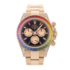 Rolex Daytona Rainbow Swiss ETA 4130 Everose Gold 1:1 Super Clone Watch India | Ref.116598RBOW Rolex Daytona Rainbow Swiss ETA 4130 Everose Gold 1:1 Super Clone Watch India | Ref.116598RBOW