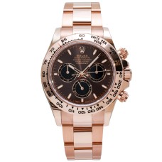 Rolex Daytona Cosmograph Chocolate Dial 1:1 Super Clone Swiss ETA Watch | Ref. 126505 Rolex Daytona Cosmograph Chocolate Dial 1:1 Super Clone Swiss ETA Watch | Ref. 126505