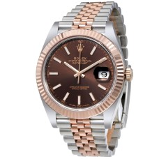 Rolex Datejust 41 Chocolate Dial - Jubilee Swiss ETA 3235 Movement Super Clone Watch | Ref. M126331-0002 Rolex Datejust 41 Chocolate Dial - Jubilee Swiss ETA 3235 Movement Super Clone Watch | Ref. M126331-0002