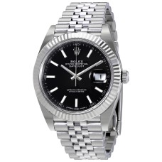 Rolex Datejust Black Dial Swiss ETA 3235 Super Clone Watch India | Ref. M126334-0018 Rolex Datejust Black Dial Swiss ETA 3235 Super Clone Watch India | Ref. M126334-0018