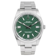 Rolex Oyster Perpetual Green lacquer Dial 1:1 Super Clone Watch | Swiss ETA 3230 Movement | Ref. M126000-0005 Rolex Oyster Perpetual Green lacquer Dial 1:1 Super Clone Watch | Swiss ETA 3230 Movement | Ref. M126000-0005