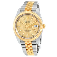 Rolex Datejust 41 Fluted Motif Dial Yellow Gold Super Clone 1:1 Swiss ETA Watch | Ref. M126233-0039 Rolex Datejust 41 Fluted Motif Dial Yellow Gold Super Clone 1:1 Swiss ETA Watch | Ref. M126233-0039