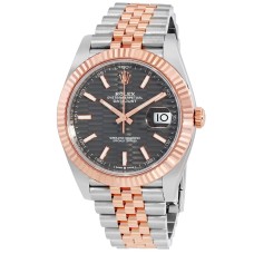 Rolex Datejust 41 Fluted Motif Grey Dial Super Clone 1:1 Swiss ETA Watch | Ref. M126331-0020 Rolex Datejust 41 Fluted Motif Grey Dial Super Clone 1:1 Swiss ETA Watch | Ref. M126331-0020
