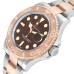 Rolex Yacht-Master Steel Rose Gold Brown Dial 1:1 Super Clone Watch | Ref. 116621