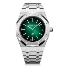 Audemars Piguet Royal Oak Jumbo Green Swiss ETA 7121 Movement Watch India | Ref. 5202PT.OO.1240PT.01 Audemars Piguet Royal Oak Jumbo Green Swiss ETA 7121 Movement Watch India | Ref. 5202PT.OO.1240PT.01