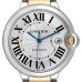 Cartier Ballon Bleu 42mm Ref. W2BB0004 1:1 Super Clone ETA Watch Silver Opaline Dial | Yellow Gold & Steel