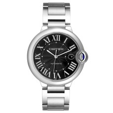 Cartier Ballon Bleu 42mm Ref. W6920042 1:1 Super Clone ETA Watch Black Guilloché Dial | Swiss ETA 1847 MC Movement Cartier Ballon Bleu 42mm Ref. W6920042 1:1 Super Clone ETA Watch Black Guilloché Dial | Swiss ETA 1847 MC Movement