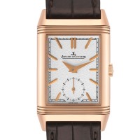 Jaeger LeCoultre Reverso Tribute Ref. Q3902420 1:1 Super Clone ETA Watch Silvered Dial | Rose Gold