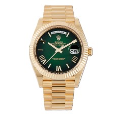 Rolex Day Date Yellow Gold Green Ombre Dial 1:1 Super Clone Swiss ETA Watch | Ref. 228238 Rolex Day Date Yellow Gold Green Ombre Dial 1:1 Super Clone Swiss ETA Watch | Ref. 228238