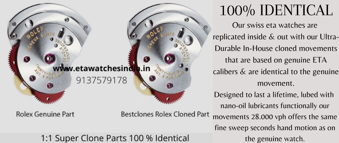 original vs rolex super clone comparison